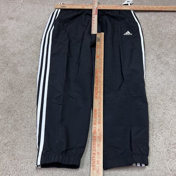 Adidas Joggers Women's Black Elastic Waist Drawstring Pockets Size XL NWT - Picture 2 of 14